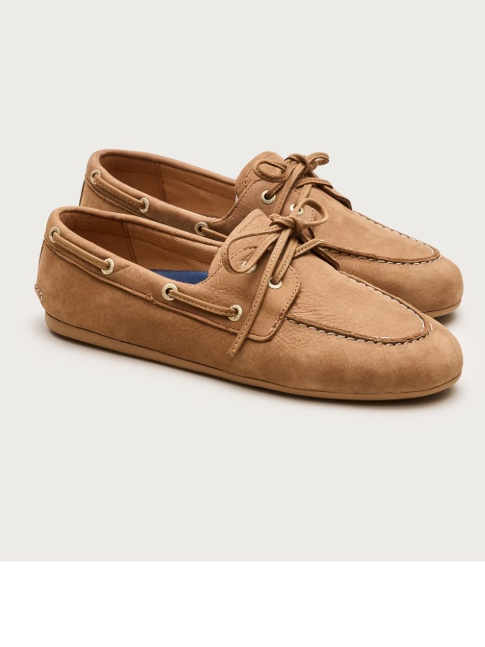 Sperry Tan Suede Boat Shoes